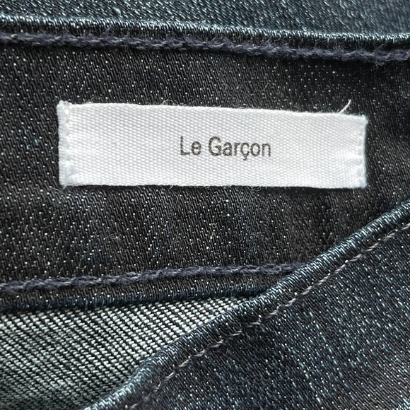 Frame Le Garcon River Road Dark Wash Slim Jeans Size 24 - Picture 5 of 11